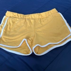 Yellow old navy shorts